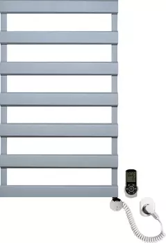 Электрический полотенцесушитель Luxrad Scala New 065439 84х50 R, серый, терморегулятор selmo smart p
