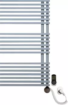 Электрический полотенцесушитель Luxrad Typ E 065513 88х50 R, серый, терморегулятор selmo smart progr