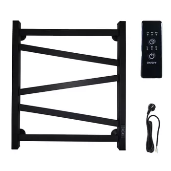 Электрический полотенцесушитель Маргроид 60x50 R зигзаг черный