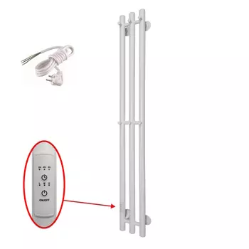 Электрический полотенцесушитель Маргроид Inaro 120х12 L белый