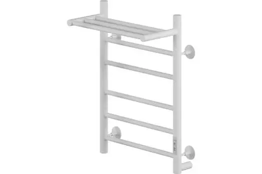 Электрический полотенцесушитель Ника Way-2 60/50 с полкой RAL9016 белый матовый U