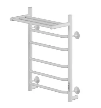 Электрический полотенцесушитель Ника Way-3 60/40 с полкой RAL9016 белый матовый U