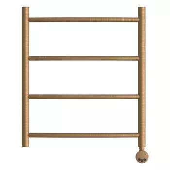 Электрический полотенцесушитель Point Афина PN04156BRE П4 500x600 левый/правый бронза