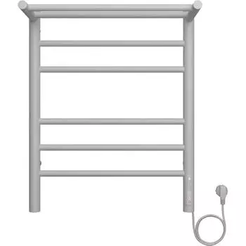 Полотенцесушитель электрический с полкой Terminus Аврора П6 45х60 см, белый матовый