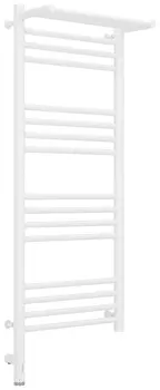 Полотенцесушитель электрический Сунержа Богема 3.0 100х40 L с 1 полкой, белый матовый