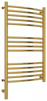 Полотенцесушитель электрический Сунержа Богема 3.0 80х50 L выгнутая, золото