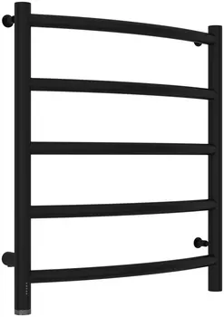 Полотенцесушитель электрический Сунержа Галант 4.0 60х50 L выгнутая черный матовый