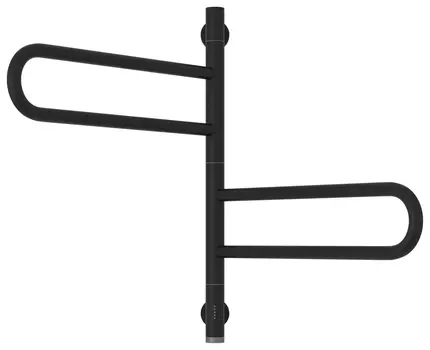 Полотенцесушитель электрический Сунержа Парео 4.0-2С 56,7х53,5 черный матовый