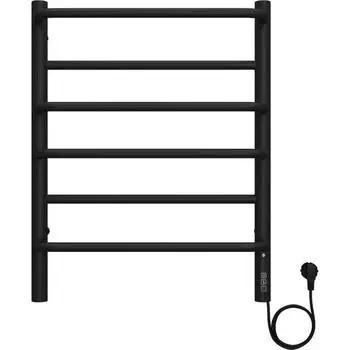 Полотенцесушитель электрический Terminus Евромикс П6 45х60 см, черный матовый