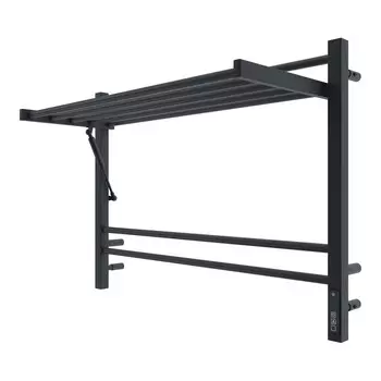 Электрический полотенцесушитель Terminus Горизонт П8 800х600 КС sensor quick touch, черный муар