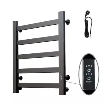 Полотенцесушитель электрический Тругор Диана Пэк сп Al 50х60 см, черный