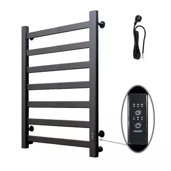 Полотенцесушитель электрический Тругор Диана Пэк сп Al 50х80 см, черный