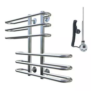 Полотенцесушитель электрический Тругор Грация эл ТЭН 60*60 (ЛЦ7) левый