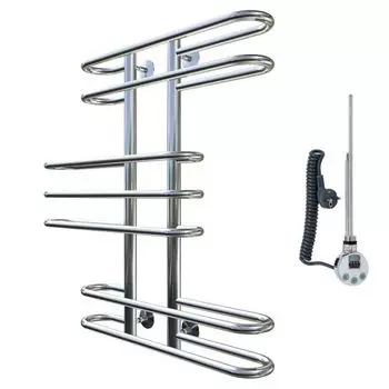 Полотенцесушитель электрический Тругор Грация эл ТЭН 80*60 (ЛЦ7) левый