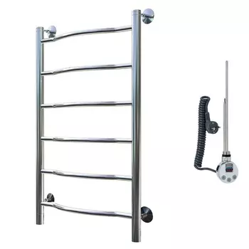 Полотенцесушитель электрический Тругор Лотос эл ТЭН 1 80*50 (ЛЦ28) правый