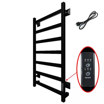 Электрический полотенцесушитель Тругор Пэк сп 20 кв 80х50 черный