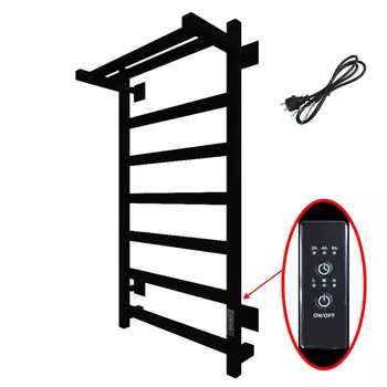 Электрический полотенцесушитель Тругор Пэк сп 20 кв П 80х50 черный