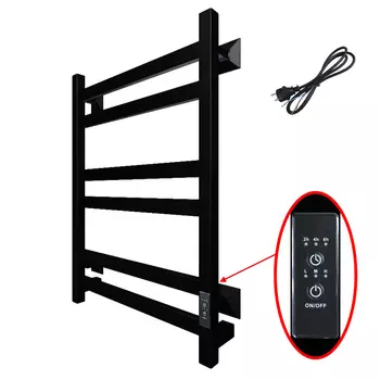 Электрический полотенцесушитель Тругор Пэк сп 21 кв 60х50 черный