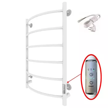 Электрический полотенцесушитель Тругор Пэк сп 5 80х50 белый