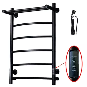 Электрический полотенцесушитель Тругор Пэк сп 5 П 80х50 черный