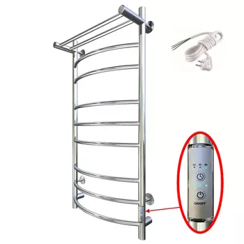 Полотенцесушитель электрический Тругор Приоритет Пэк сп 3 100x40 32 мм с полкой