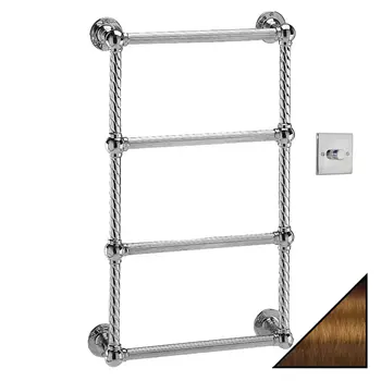 Полотенцесушитель электрический Vogue Colonnade CL004A E 775x475/AC012 75-400W Antique Bronze с регу