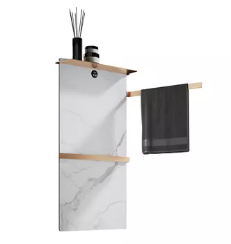 Полотенцесушитель электрический Wonzon & Woghand WW-A504-BR никель