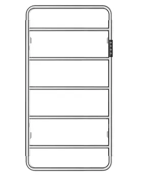 Полотенцесушитель электрический Wonzon & Woghand WW-AL202-BR никель