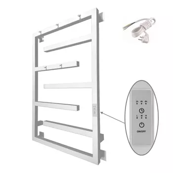 Полотенцесушитель Altasan ЛабиринтПроф5кр8050БМ 80х50 белый муар