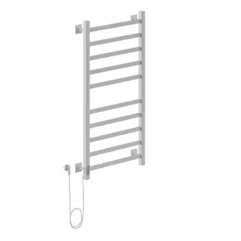 Полотенцесушитель Ника STEP-1 100/50 RAL9016 белый матовый левый тэн, электрич.кабельный