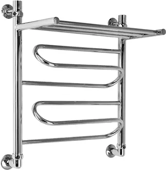 Водяной полотенцесушитель Aquanerzh Зигзаг с полкой 60х60