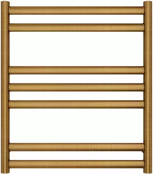 Полотенцесушитель водяной Lemark Status П7 500x600 бронза