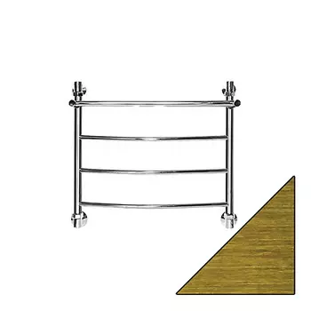 Полотенцесушитель водяной Ника Arc ЛД ВП 50/60 c полкой бронза