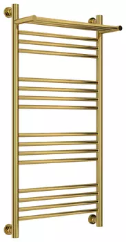 Полотенцесушитель водяной Сунержа Богема+ 100x50 с полкой, золото