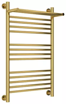 Полотенцесушитель водяной Сунержа Богема+ 80x50 с полкой, золото