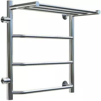 Полотенцесушитель водяной Тругор Браво ПМ 1 П ЛЦ4 L, 50x60x50, с полкой