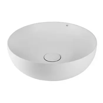 Раковина AeT Elite L615T0R0V0101, белый матовый