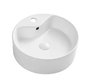 Раковина AQUAme AQM5009 накладная D40 см, белая