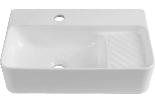 Раковина Aquanet COMFORT-2 подвесная/накладная 50х31 см, с отверстием под смеситель