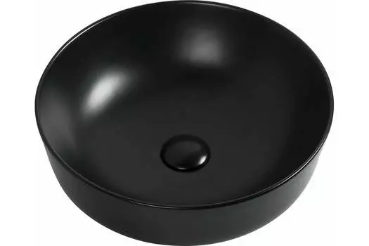 Раковина Aquanet MOON-1-MB накладная 41,5 черная матовая