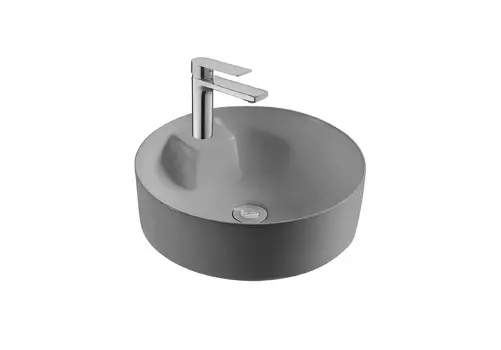 Раковина Aquatek Европа AQ5212-MG 40,5х40,5 см, серая матовая