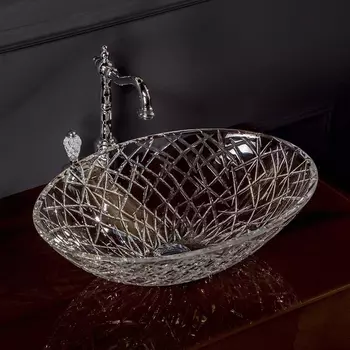 Раковина Armadi Art NeoArt 813 хрустальная, прозрачная