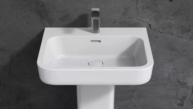 Раковина Arrow AGP32037D подвесная / на пьедестал 65х50 см