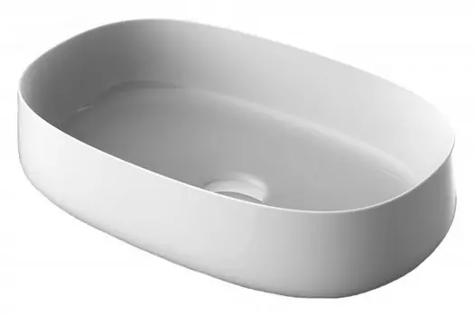 Раковина ArtCeram Cognac COL003 55х35 см, белый матовый