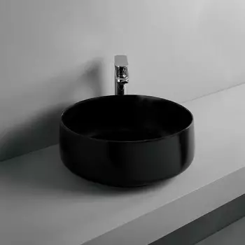 Раковина ArtCeram Cognac COL004 17 00 35 см, черная матовая