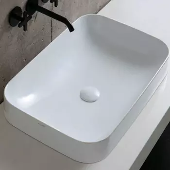 Раковина Azzurra Elegance 60х40 накладная (ELLG060400S0BI/(ESO60 bi)*0)