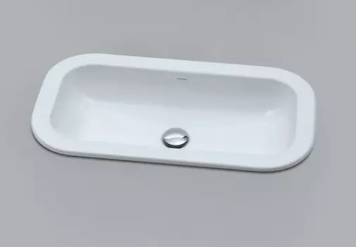 Раковина Azzurra Glaze 69х38 белая (GLZ 69x38/IN bi)