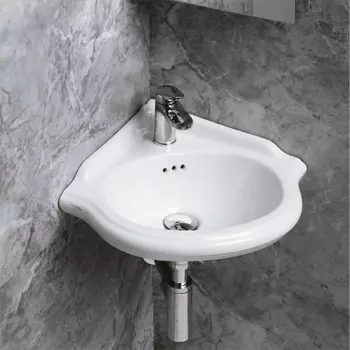 Раковина Azzurra Jubilaeum 35х35 угловая, белая