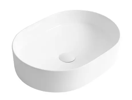 Раковина BelBagno BB1483 накладная 50х37 см, белая