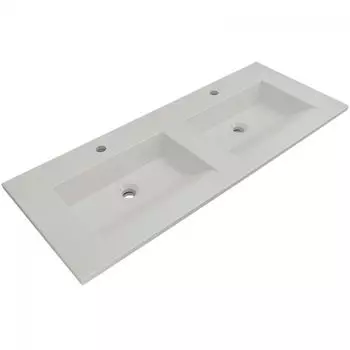 Раковина Bocchi Milano 120 белая, двойная